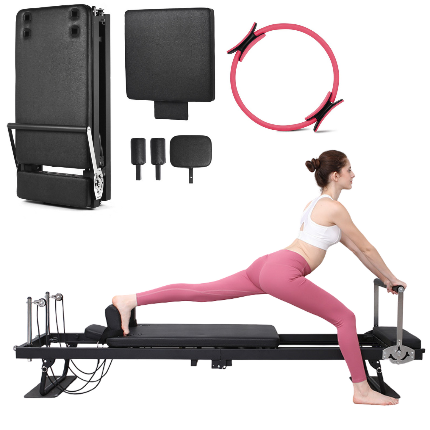 91" Metal Pilates Reformer